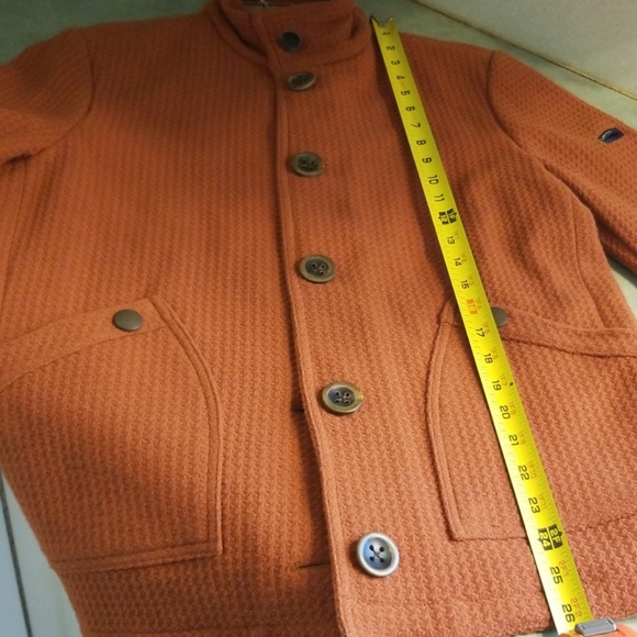 Rust orange wool spring/fall jacket - Picture 8 of 8